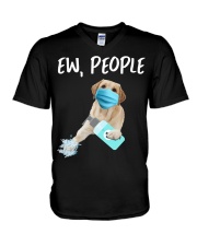 Ew People Labrador Retriever V-Neck T-Shirt tile