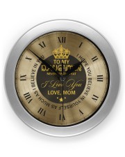Never Forget That I Love You Mom To Daughter Wall Clock front