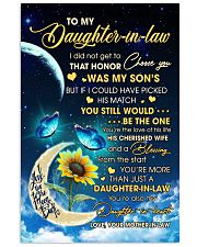 I Did Not Get To Choose You To Daughter-In-Law Vertical Poster tile
