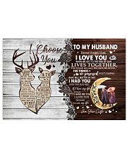 Never Forget That I Love You To Husband Horizontal Poster tile