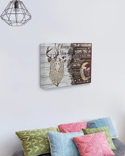 Never Forget That I Love You To Husband 14x11 Gallery Wrapped Canvas Prints aos-canvas-pgw-14x11-lifestyle-front-02