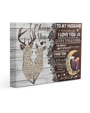 Never Forget That I Love You To Husband 14x11 Gallery Wrapped Canvas Prints front