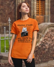 Personal Stalker American Eskimo Classic T-Shirt apparel-classic-tshirt-lifestyle-06