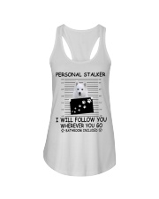 Personal Stalker American Eskimo Ladies Flowy Tank tile
