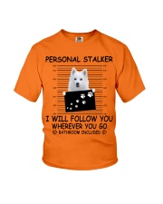 Personal Stalker American Eskimo Youth T-Shirt tile