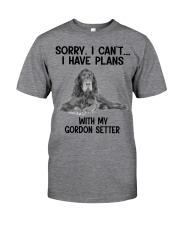 I have plans with my dog Gordon Setter Classic T-Shirt front