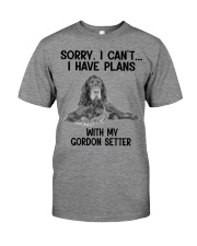 I have plans with my dog Gordon Setter Premium Fit Mens Tee tile