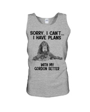 I have plans with my dog Gordon Setter Unisex Tank tile