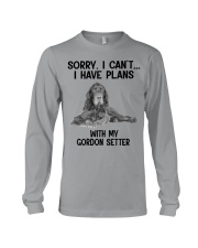 I have plans with my dog Gordon Setter Long Sleeve Tee tile