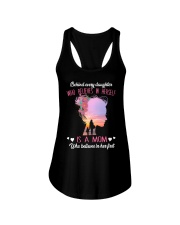 Behind Every Daughter Mom To Daughter Ladies Flowy Tank tile