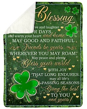 Irish Blessing May Love And Laughter Light Ur Days Sherpa Fleece Blanket tile