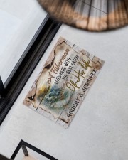 Personalized Name An Old Fisherman To Husband Doormat 22.5" x 15" aos-doormat-22-5x15-lifestyle-front-08