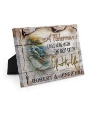 Personalized Name An Old Fisherman To Husband Easel-Back Gallery Wrapped Canvas tile