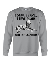 I have plans with my dog Dalmatian Crewneck Sweatshirt tile