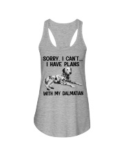 I have plans with my dog Dalmatian Ladies Flowy Tank tile
