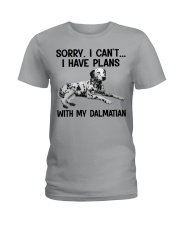 I have plans with my dog Dalmatian Ladies T-Shirt tile