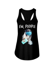 Ew People Dog Wearing A Face Mask Aussie Ladies Flowy Tank tile