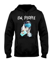 Ew People Dog Wearing A Face Mask Aussie Hooded Sweatshirt tile