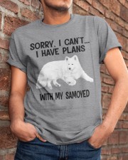I have plans with my dog Samoyed Classic T-Shirt apparel-classic-tshirt-lifestyle-26