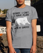 I have plans with my dog Samoyed Classic T-Shirt apparel-classic-tshirt-lifestyle-29