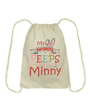 Customize Easter's day Minny To Grandma Drawstring Bag tile
