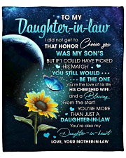 I Did Not Get To Choose You To Daughter-In-Law Fleece Blanket - 50" x 60" front