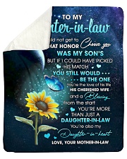 I Did Not Get To Choose You To Daughter-In-Law Sherpa Fleece Blanket tile