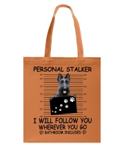 Personal Stalker Scottish Terrier Tote Bag tile