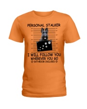 Personal Stalker Scottish Terrier Ladies T-Shirt tile
