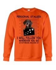 Personal Stalker Dachshund Crewneck Sweatshirt tile