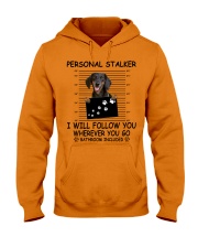 Personal Stalker Dachshund Hooded Sweatshirt tile