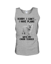 I Have Plans With My Dog Cairn Terrier Unisex Tank tile