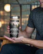 Whenever You Feel Overwhelmed - Hunting Dad To Son 20oz Tumbler aos-20oz-tumbler-lifestyle-front-18