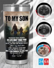 Whenever You Feel Overwhelmed - Hunting Dad To Son 20oz Tumbler aos-20oz-tumbler-lifestyle-front-45