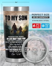 Whenever You Feel Overwhelmed - Hunting Dad To Son 20oz Tumbler aos-20oz-tumbler-lifestyle-front-47