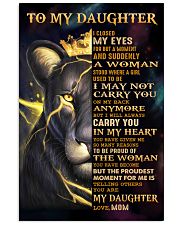 I Closed My Eyes For But A Moment Mom To Daughter Vertical Poster tile