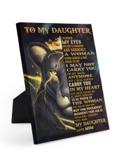 I Closed My Eyes For But A Moment Mom To Daughter Easel-Back Gallery Wrapped Canvas tile