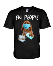 Ew People American Cocker Spaniel V-Neck T-Shirt tile