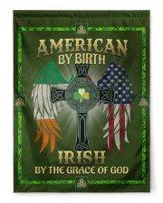 American By Birth Irish By Grace Of God 29.5"x39.5" House Flag front