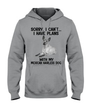 I have plans with my dog Mexican Hairless Dog Hooded Sweatshirt tile