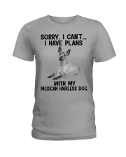 I have plans with my dog Mexican Hairless Dog Ladies T-Shirt tile