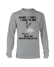 I have plans with my dog Mexican Hairless Dog Long Sleeve Tee tile