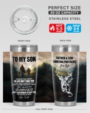 Whenever You Feel Overwhelmed Hunting Dad To Son 20oz Tumbler aos-20oz-tumbler-lifestyle-front-60