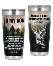 Whenever You Feel Overwhelmed Hunting Dad To Son 20oz Tumbler front