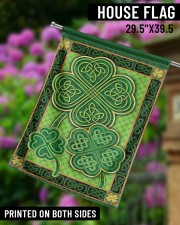 Shamrock Pattern 29.5"x39.5" House Flag aos-house-flag-29-5-x-39-5-ghosted-lifestyle-14