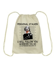 Personal Stalker Tibetan Terrier Drawstring Bag tile