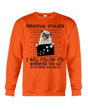 Personal Stalker Pug Crewneck Sweatshirt tile