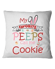 Customize Easter's day Cookie To Grandma Square Pillowcase tile