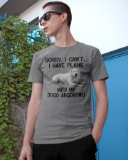 I have plans with my dog Dogo Argentino Classic T-Shirt apparel-classic-tshirt-lifestyle-17
