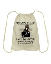 Personal Stalker Gordon Setter Drawstring Bag tile